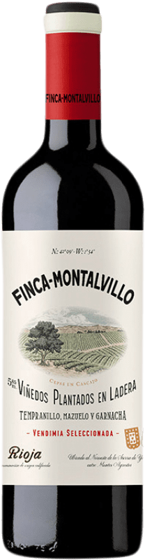 免费送货 | 红酒 Finca Montalvillo Tinto 年轻的 D.O.Ca. Rioja 拉里奥哈 西班牙 Tempranillo, Grenache, Mazuelo 75 cl