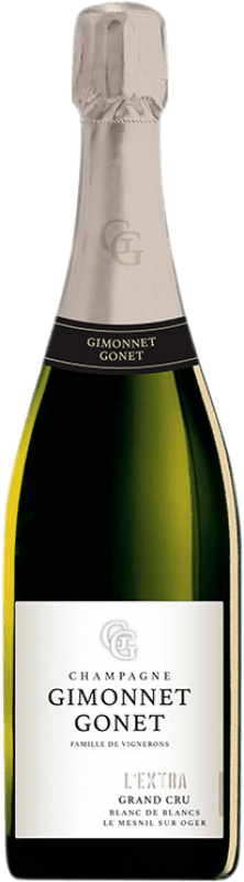 Envio grátis | Espumante branco Gimonnet Gonet L'Extra Grand Cru Blanc de Blancs A.O.C. Champagne Champagne França Chardonnay 75 cl