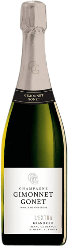 Free Shipping | White sparkling Gimonnet Gonet L'Extra Grand Cru Blanc de Blancs A.O.C. Champagne Champagne France Chardonnay 75 cl