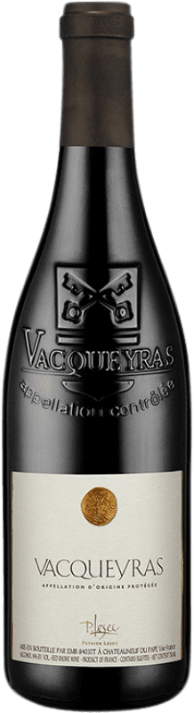 Free Shipping | Red wine Grandes Serres Patrick Lesec A.O.C. Vacqueyras Provence France Syrah, Grenache 75 cl