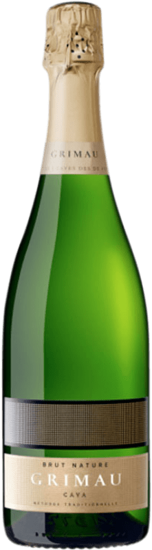 Envoi gratuit | Blanc mousseux Grimau Brut Nature D.O. Cava Catalogne Espagne Macabeo, Xarel·lo, Parellada 75 cl