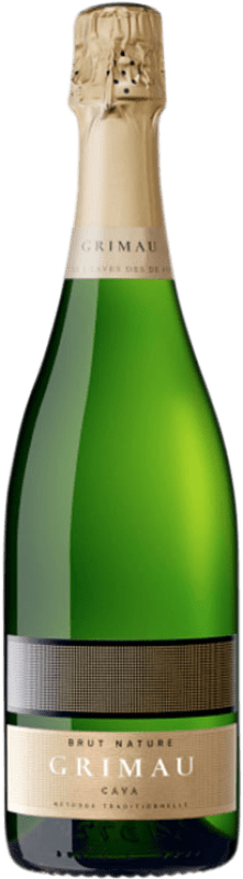 9,95 € Free Shipping | White Sparkling Wine Grimau Brut Nature D.O. Cava