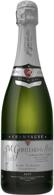 Free Shipping | White Sparkling Wine JM. Gobillard Brut Blanc de Blancs A.O.C. Champagne Champagne France Chardonnay 75 cl