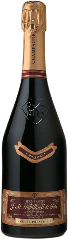 送料無料 | ロゼスパークリングワイン JM. Gobillard Cuvée Prestige Rosé Millésimé A.O.C. Champagne シャンパン フランス Pinot Black, Chardonnay 75 cl