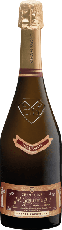 Envoi gratuit | Rosé mousseux JM. Gobillard Cuvée Prestige Rosé Millésimé A.O.C. Champagne Champagne France Pinot Noir, Chardonnay 75 cl