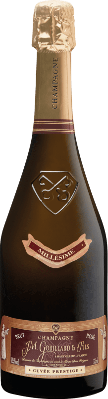 Envoi gratuit | Vin Mousseux Rosé JM. Gobillard Cuvée, Millésimé, Rosé, Prestige A.O.C. Champagne Champagne France Pinot Noir, Chardonnay 75 cl