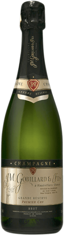 68,95 € Envio grátis | Espumante branco JM. Gobillard Premier Cru Grande Reserva A.O.C. Champagne