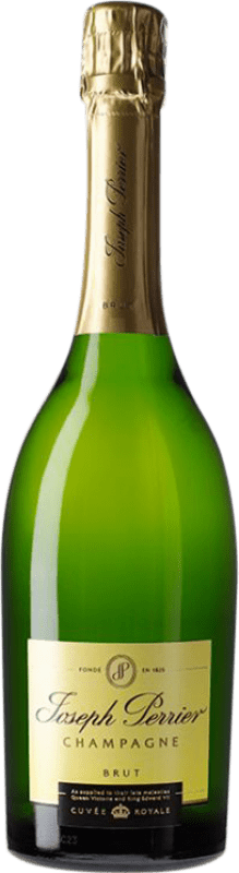 Kostenloser Versand | Weißer Sekt Joseph Perrier Cuvée Royale Brut A.O.C. Champagne Champagner Frankreich Spätburgunder, Chardonnay, Pinot Meunier 75 cl