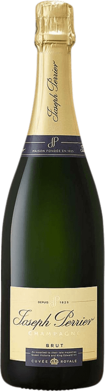 79,95 € Spedizione Gratuita | Spumante bianco Joseph Perrier Cuvée Royale Brut A.O.C. Champagne