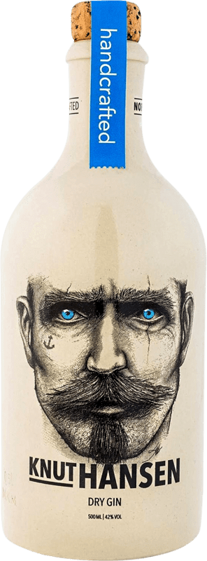 55,95 € Free Shipping | Gin Knut Hansen Handcrafted Dry Gin Medium Bottle 50 cl