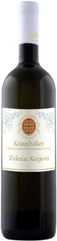 Envoi gratuit | Vin blanc Krauthaker Zelenac Kutjevo Croatie 75 cl