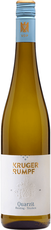 Envoi gratuit | Vin blanc Kruger Rumpf Quarzit Sec Allemagne Riesling 75 cl