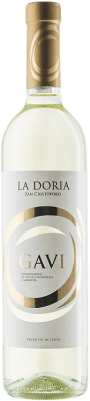 Envoi gratuit | Vin blanc La Doria San Cristoforo D.O.C.G. Cortese di Gavi Piémont Italie Cortese 75 cl