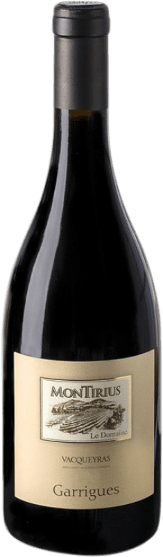 Free Shipping | Red wine Le Domaine Montirius Garrigues A.O.C. Vacqueyras Provence France Syrah, Grenache 75 cl