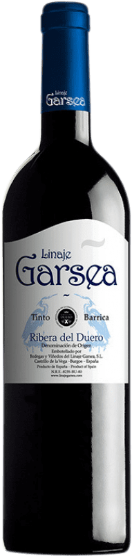 Free Shipping | Red wine Linaje Garsea Tinto Oak D.O. Ribera del Duero Castilla y León Spain Tempranillo 75 cl