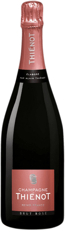 37,95 € | Rosé mousseux Thiénot Rosé Brut A.O.C. Champagne Champagne France Pinot Noir, Chardonnay, Pinot Meunier 75 cl