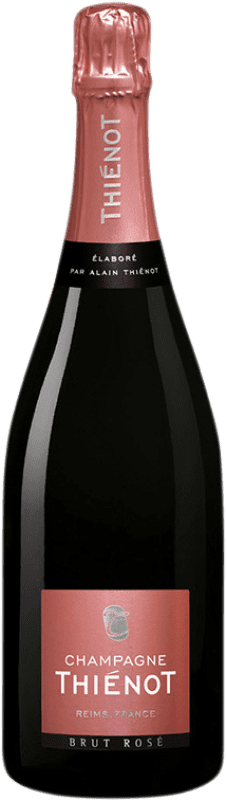 58,95 € | Spumante rosato Thiénot Rosé Brut A.O.C. Champagne champagne Francia Pinot Nero, Chardonnay, Pinot Meunier 75 cl