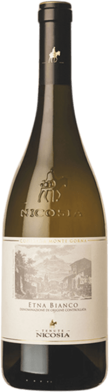 Бесплатная доставка | Белое вино Nicosia Monte Gorna Cru Wines Vecchie Viti Bianco D.O.C. Etna Сицилия Италия Carricante, Catarratto 75 cl