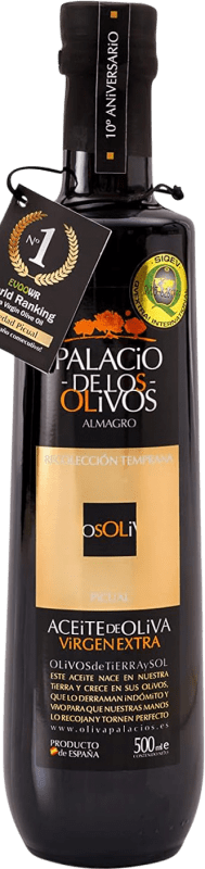 Spedizione Gratuita | Olio d'Oliva Olivapalacios Palacio de los Olivos EVO Extra Vergine Spagna Picual Eco — Biologico Bottiglia Medium 50 cl