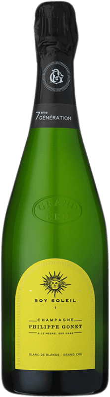 Kostenloser Versand | Weißer Sekt Philippe Gonet Roy Soleil Grand Cru Grosse Lage, Blanc de Blancs A.O.C. Champagne Champagner Frankreich Chardonnay 75 cl