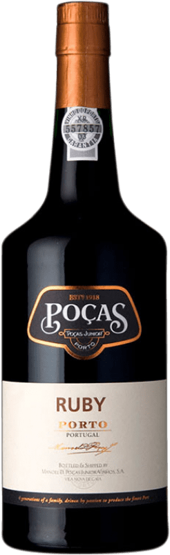 8,95 € | Likörwein Poças Júnior Ruby I.G. Porto Porto Portugal Touriga Franca, Touriga Nacional, Tinta Roriz, Tinta Cão, Tinta Barroca 75 cl