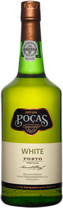 7,95 € | Vino Generoso Fortificado Poças Júnior White I.G. Porto Oporto Portugal Malvasía, Códega, Rabigato, Viosinho 75 cl