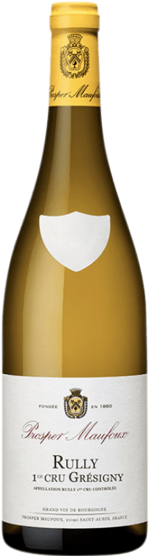 Free Shipping | White wine Prosper Maufoux Premier Cru Gresigny Aged A.O.C. Rully Burgundy France Chardonnay 75 cl