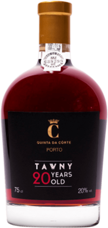 Free Shipping | Fortified wine Quinta da Côrte Tawny I.G. Porto Porto Portugal Tinta Roriz, Tinta Amarela, Rufete, Tinta Barroca 20 Years 75 cl