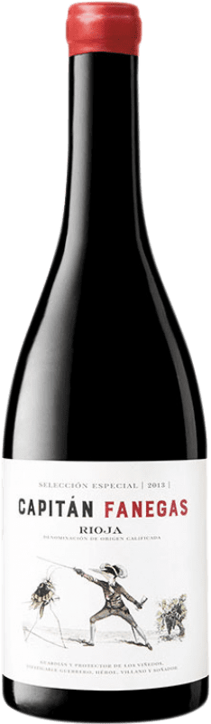 Free Shipping | Red wine Ruiz-Clavijo Capitán Fanegas Selección Especial Reserve D.O.Ca. Rioja The Rioja Spain Tempranillo, Graciano 75 cl