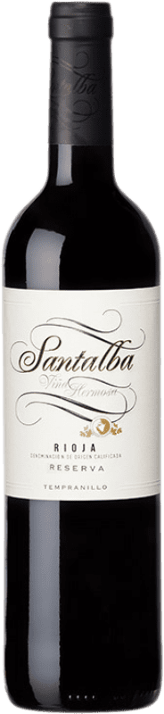 Бесплатная доставка | Красное вино Santalba Резерв D.O.Ca. Rioja Ла-Риоха Испания Tempranillo 75 cl