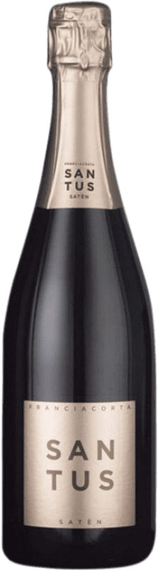 Бесплатная доставка | Белое игристое Santus Satèn D.O.C.G. Franciacorta Ломбардии Италия Chardonnay 75 cl