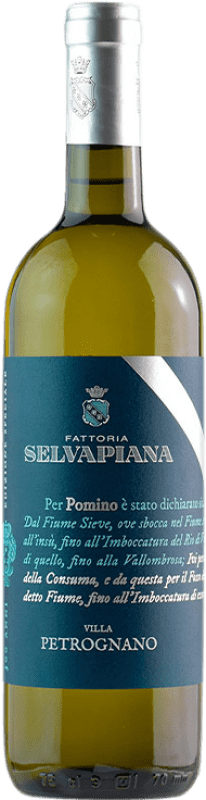 Бесплатная доставка | Белое вино Selvapiana Villa Petrognano Bianco D.O.C. Pomino Тоскана Италия Chardonnay, Sauvignon White 75 cl