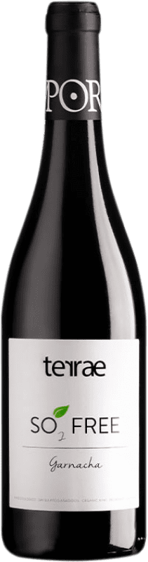 Free Shipping | Red wine Tempore Terrae SO2 Free I.G.P. Vino de la Tierra Bajo Aragón Aragon Spain Grenache 75 cl