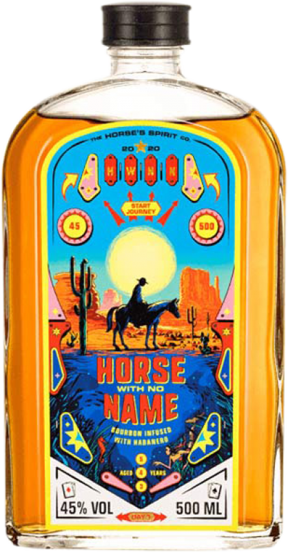 Envío gratis | Whisky Bourbon The Horse's With No Name Estados Unidos Botella Medium 50 cl