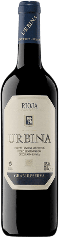29,95 € | Красное вино Urbina Особый Гран Резерва D.O.Ca. Rioja Ла-Риоха Испания Tempranillo — Темпранильо 75 cl
