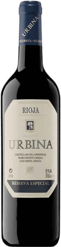 Free Shipping | Red wine Urbina Especial Reserve D.O.Ca. Rioja The Rioja Spain Tempranillo 75 cl