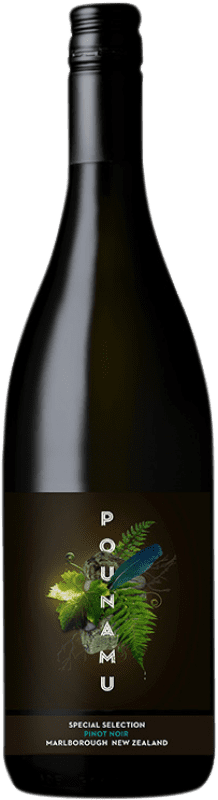 Free Shipping | Red wine Vinultra Pounamu Special Selection I.G. Marlborough Marlborough New Zealand Pinot Black 75 cl