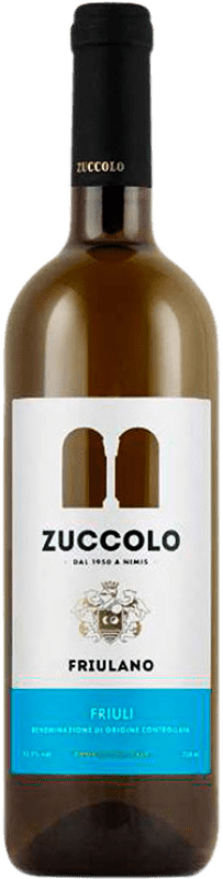 Free Shipping | White wine Zuccolo D.O.C. Friuli Friuli-Venezia Giulia Italy Friulano 75 cl
