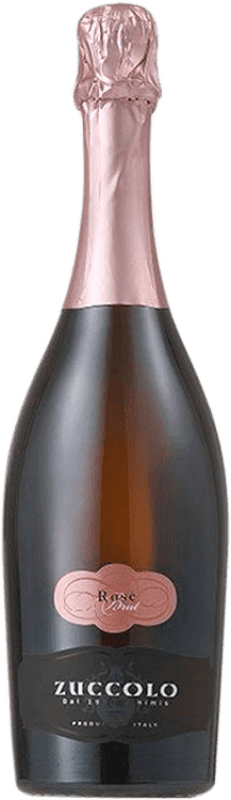 Бесплатная доставка | Розовое игристое Zuccolo Rosé брют D.O.C. Friuli Фриули-Венеция-Джулия Италия Pinot Black, Chardonnay 75 cl