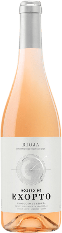 8,95 € | Розовое вино Exopto Bozeto Rosado D.O.Ca. Rioja Ла-Риоха Испания Tempranillo, Grenache 75 cl