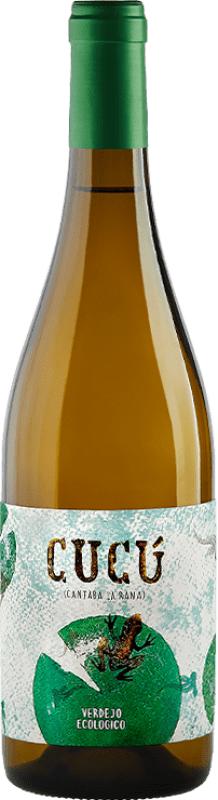 17,95 € Spedizione Gratuita | Vino Bianco Barco del Corneta Cucú Cantaba la Rana Crianza — Invecchiato in Botte I.G.P. Vino de la Tierra de Castilla y León Eco — Biologico