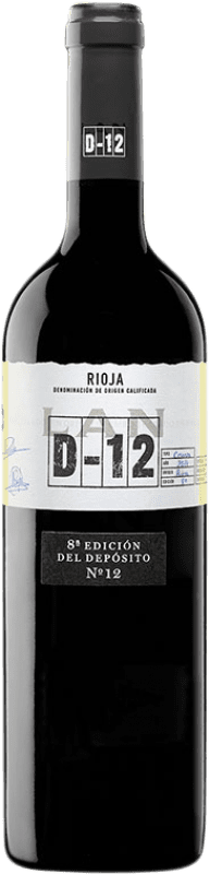 12,95 € | Vin rouge Lan D-12 D.O.Ca. Rioja Pays Basque Espagne Tempranillo 75 cl