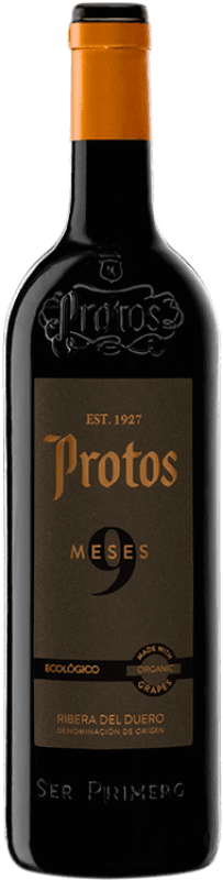 15,95 € | 红酒 Protos 9 Meses Ecológico D.O. Ribera del Duero 卡斯蒂利亚莱昂 西班牙 Tempranillo 75 cl