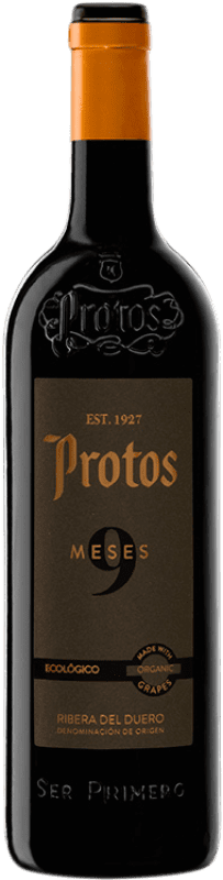 22,95 € Envío gratis | Vino tinto Protos 9 Meses Ecológico D.O. Ribera del Duero