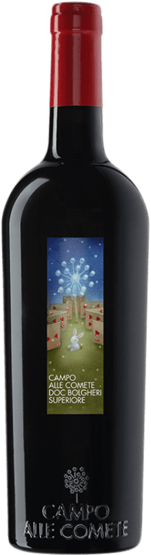 Envio grátis | Vinho Tinto Campo alle Comete Superior D.O.C. Bolgheri Tuscany Itália Merlot, Cabernet Sauvignon, Cabernet Franc, Petit Verdot 75 cl