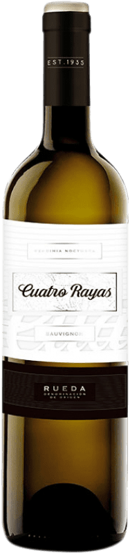 7,95 € | Белое вино Cuatro Rayas Vendimia Nocturna D.O. Rueda Кастилия-Леон Испания Sauvignon White 75 cl