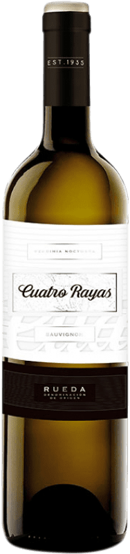 8,95 € | White Wine Cuatro Rayas Vendimia Nocturna — Night Harvest D.O. Rueda Castilla y León Spain Sauvignon 75 cl