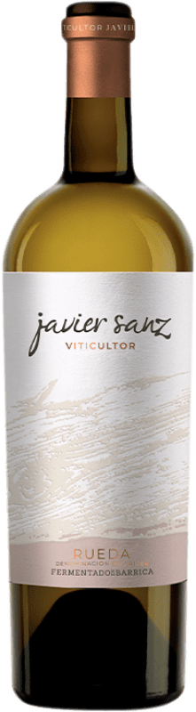 Envoi gratuit | Vin blanc Javier Sanz Fermentado en Barrica Crianza D.O. Rueda Castille et Leon Espagne Verdejo 75 cl