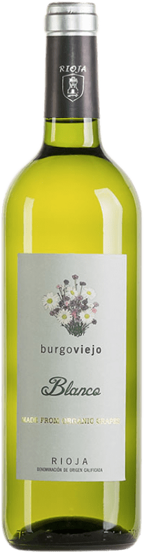 Envoi gratuit | Vin blanc Burgo Viejo Blanco Organic D.O.Ca. Rioja La Rioja Espagne Viura, Tempranillo Blanc 75 cl