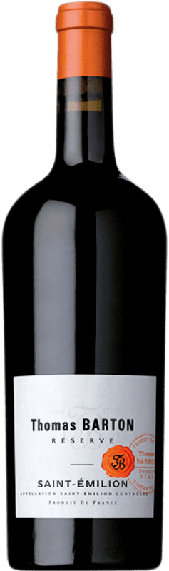 Free Shipping | Red wine Barton & Guestier Thomas Barton Reserve A.O.C. Saint-Émilion Aquitania France Merlot, Cabernet Franc 75 cl